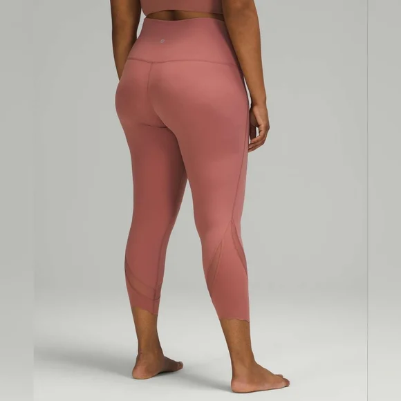 NWT Lululemon Wunder Under HR Crop 23' *Sclp SCHI Spiced Chai Luxtreme SZ 0 - Picture 3 of 14
